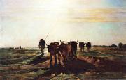 Cattle Going to Work;Impression of Morning constant troyon